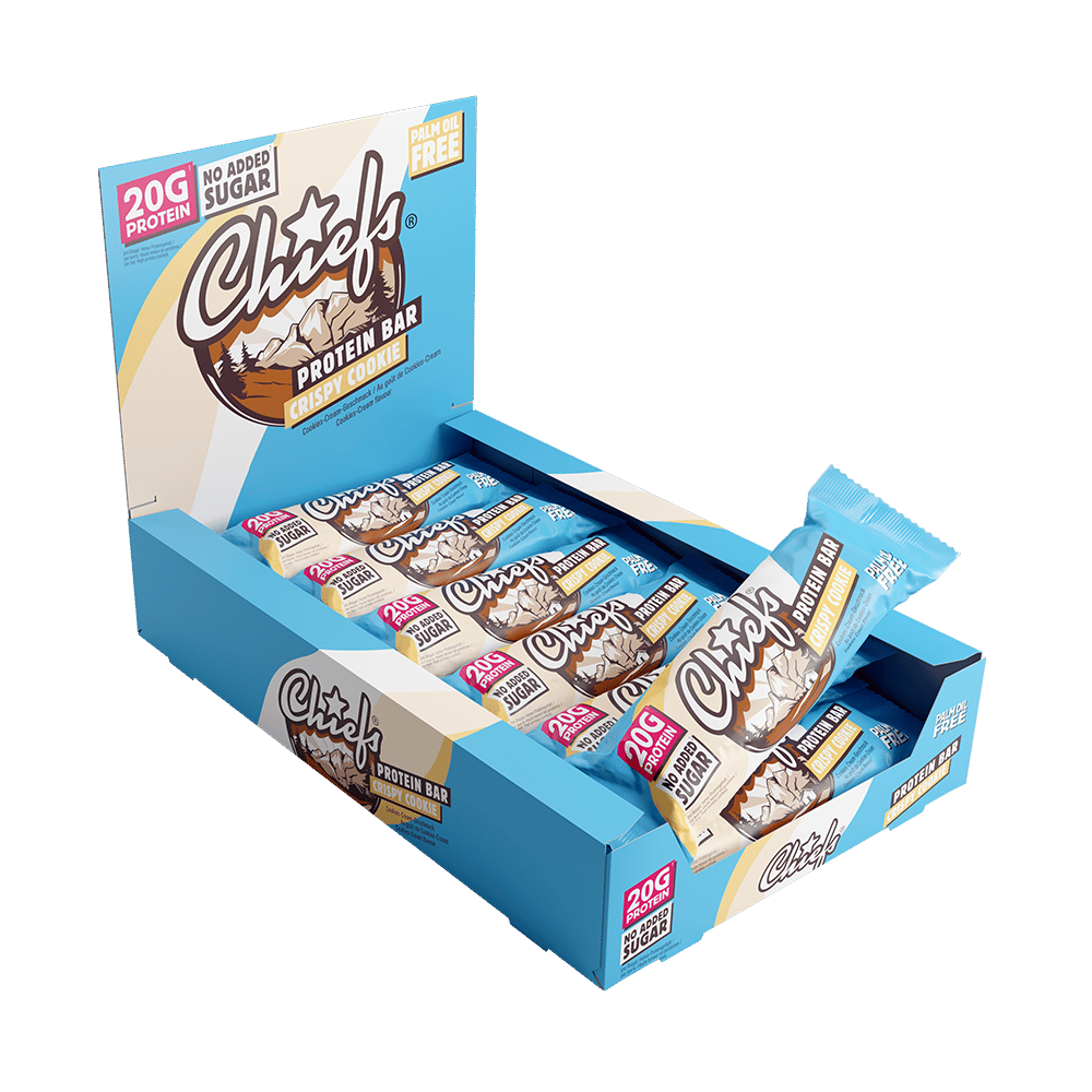 Chiefs Protein Bar Crispy Cookie 12 x 55g