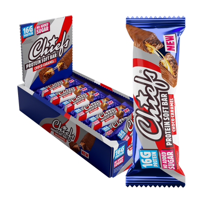 Chiefs Protein Soft Bar Choco Caramel 15 x 55 g