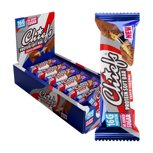 Chiefs Protein Soft Bar Choco Caramel 15 x 55 g
