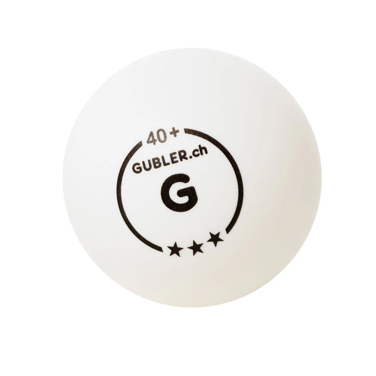 Gubler Tischtennisball 40 Cell-free 6 Bälle