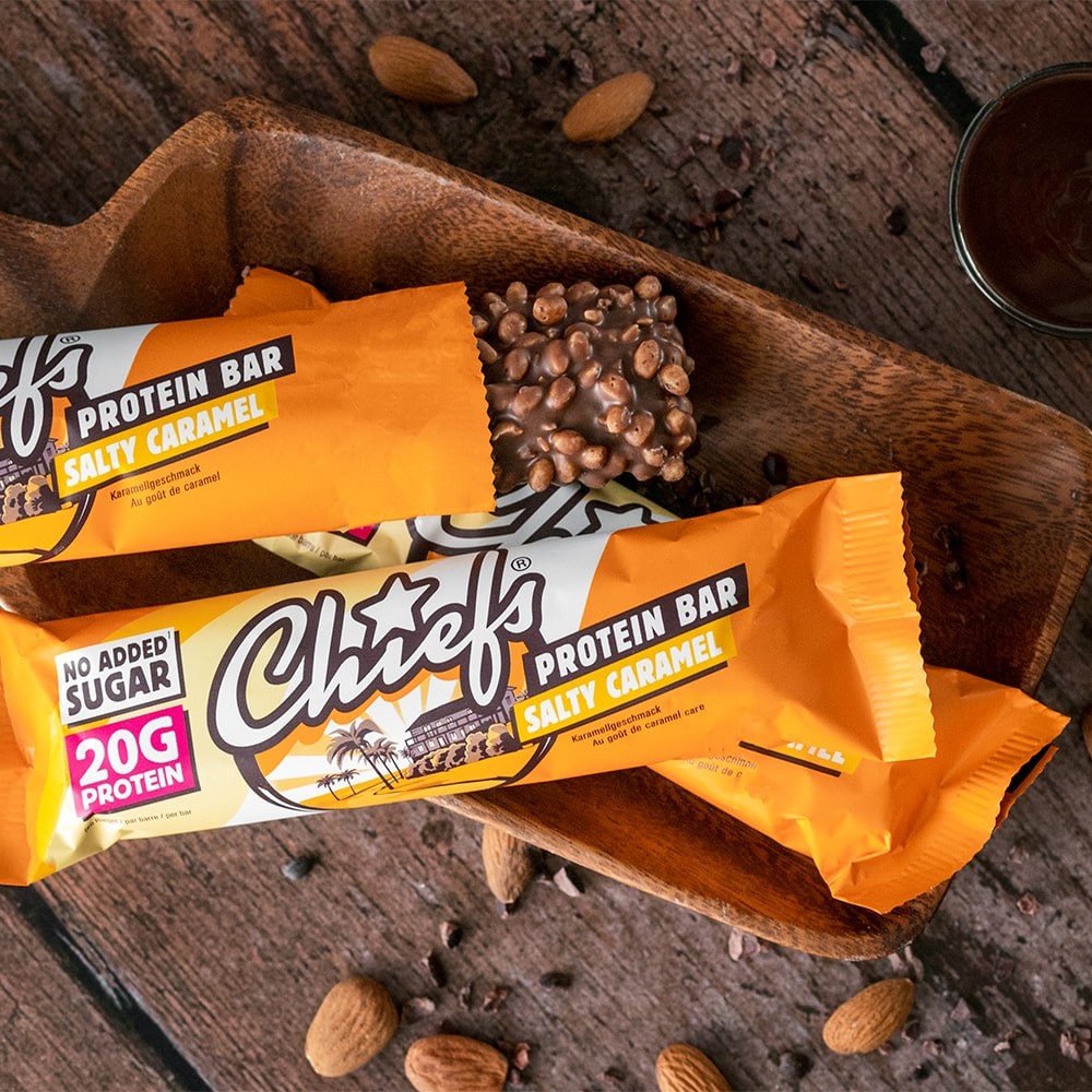 Chiefs Protein Bar Salty Caramel 12 x 55g