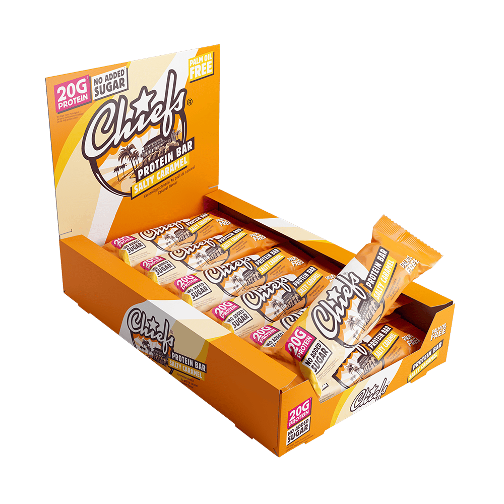Chiefs Protein Bar Salty Caramel 12 x 55g