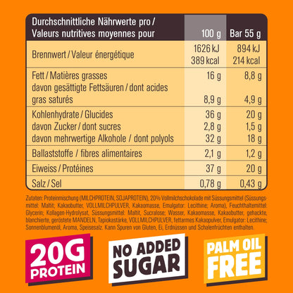 Chiefs Protein Bar Salty Caramel 12 x 55g