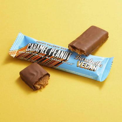 Barebells Vegane Proteinriegel Caramel Peanut 12 x 55g