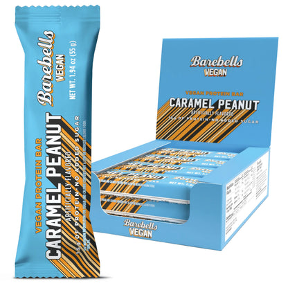 Barebells Vegane Proteinriegel Caramel Peanut 12 x 55g