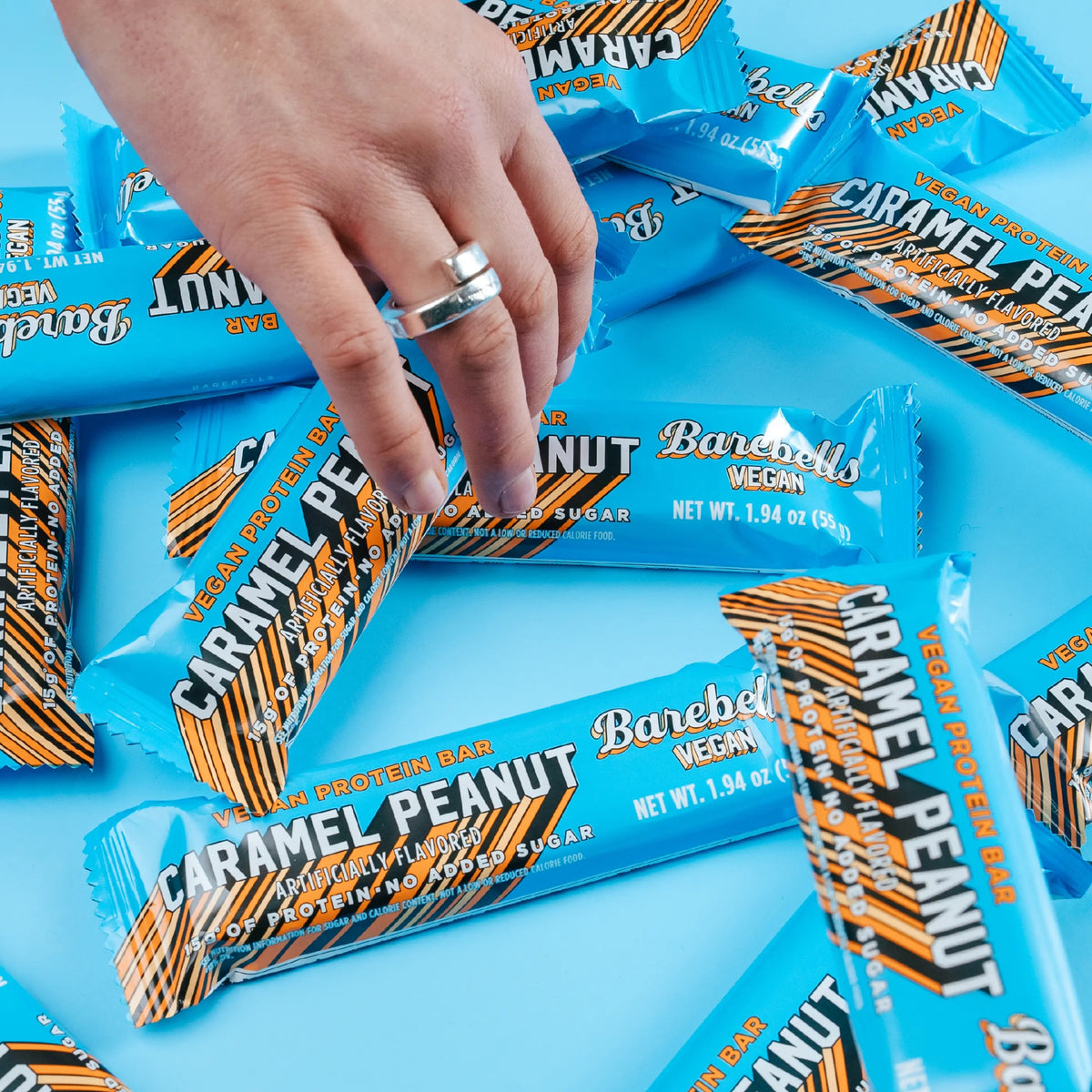 Barebells Vegane Proteinriegel Caramel Peanut 12 x 55g