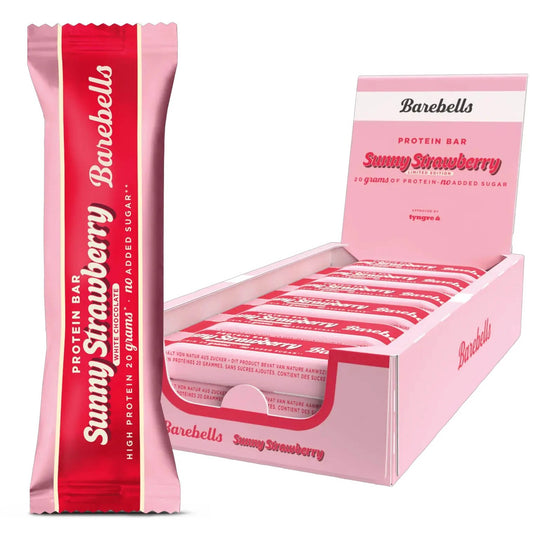 Barebells Proteinriegel Sunny Strawberry 12 x 55g