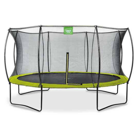 EXIT Trampolin Silhouette Ø427cm grün