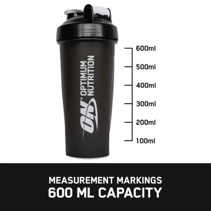 Optimum Nutrition ON Protein Shaker 600ml Black