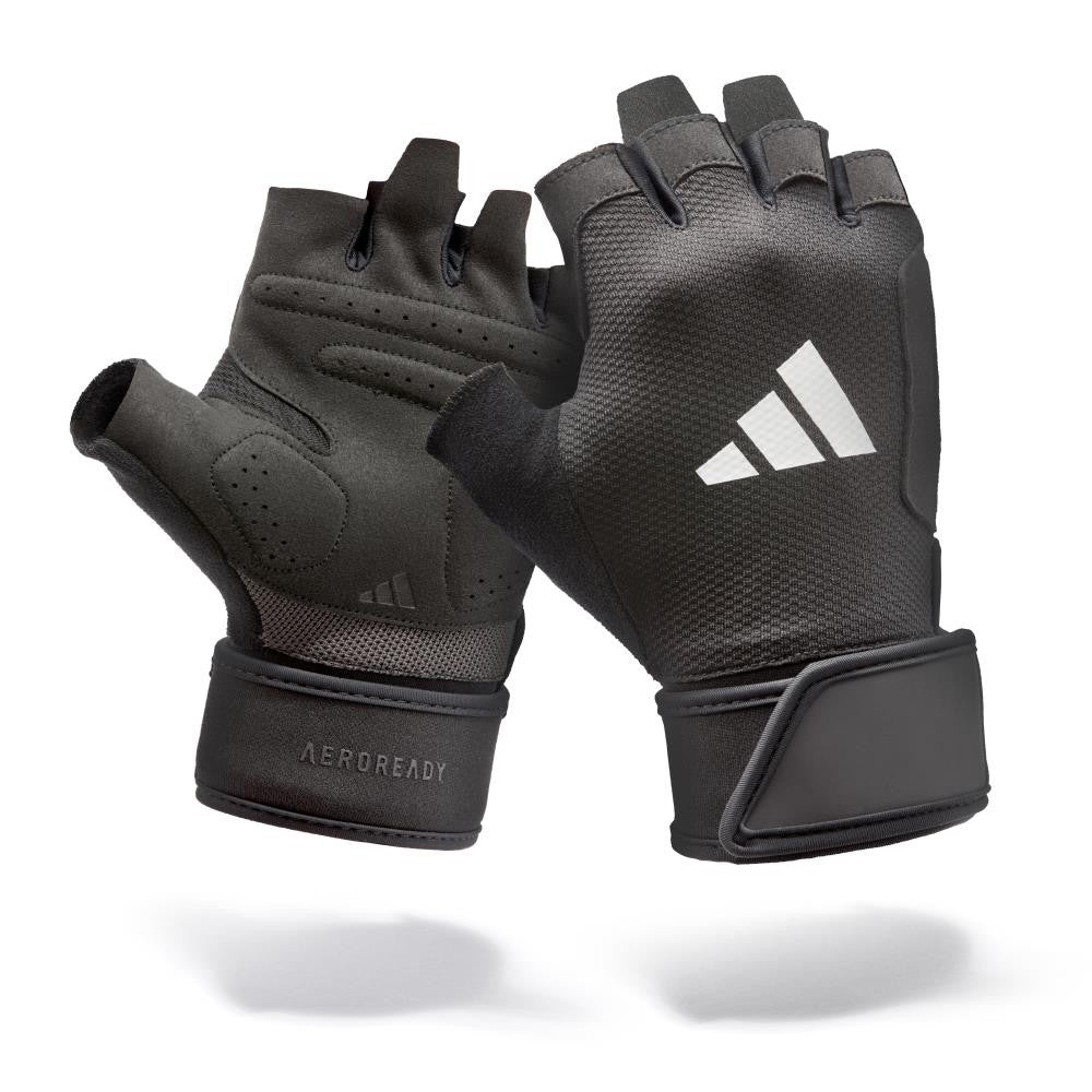 Adidas Strength Trainingshandschuhe, schwarz