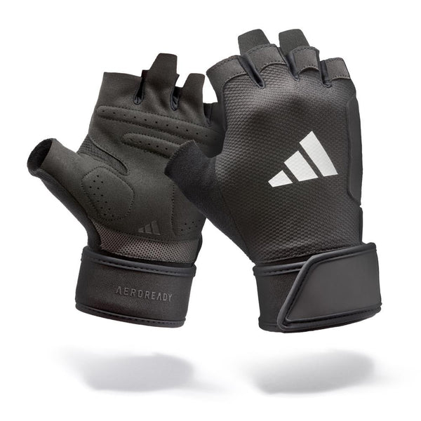 Adidas Strength Trainingshandschuhe, schwarz