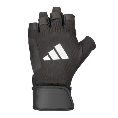 Adidas Strength Trainingshandschuhe, schwarz