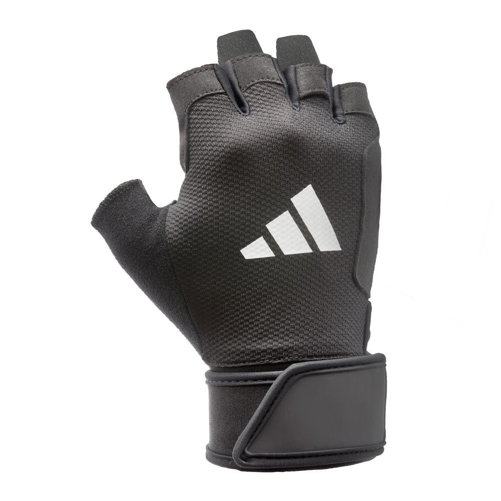 Adidas Strength Trainingshandschuhe, schwarz