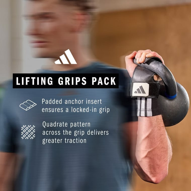 Adidas Lifting Grips Pack, schwarz