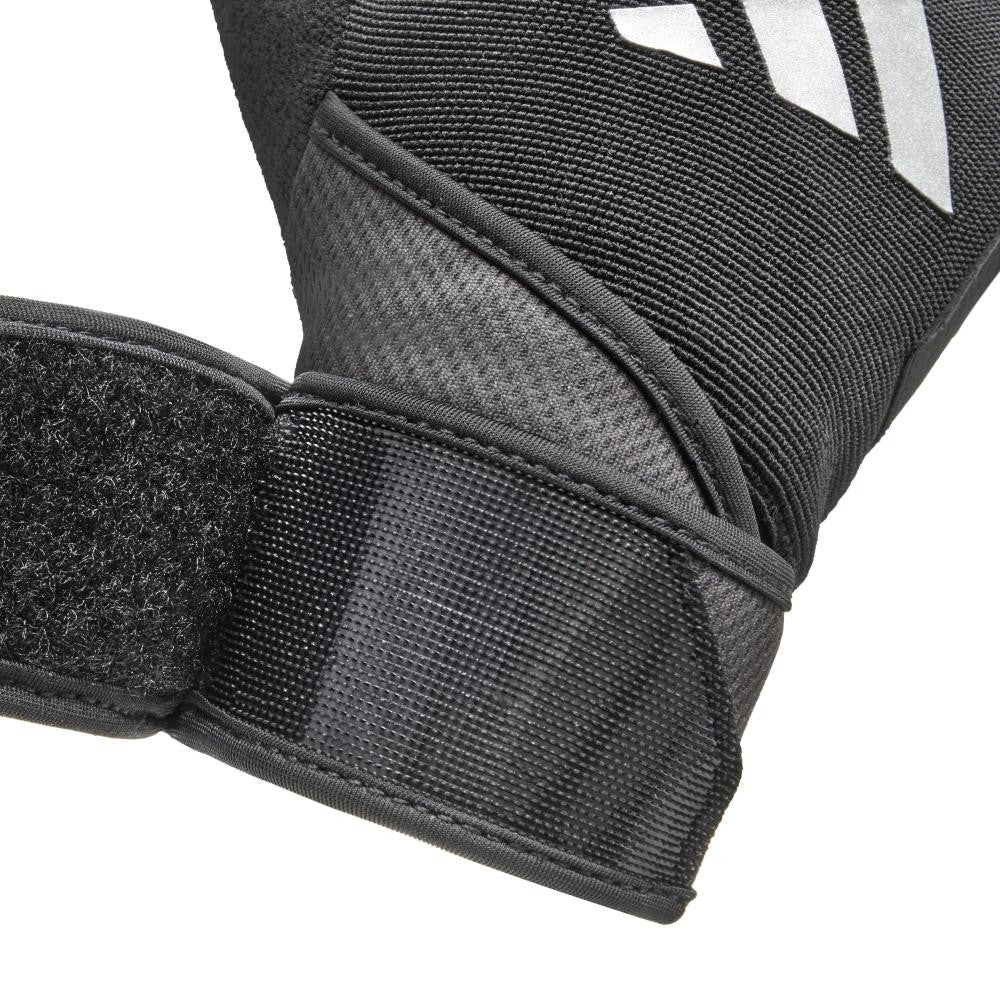 Adidas Trainingshandschuhe mit Handgelenksbandage, schwarz