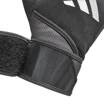 Adidas Trainingshandschuhe mit Handgelenksbandage, schwarz