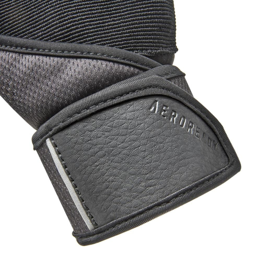 Adidas Trainingshandschuhe mit Handgelenksbandage, schwarz