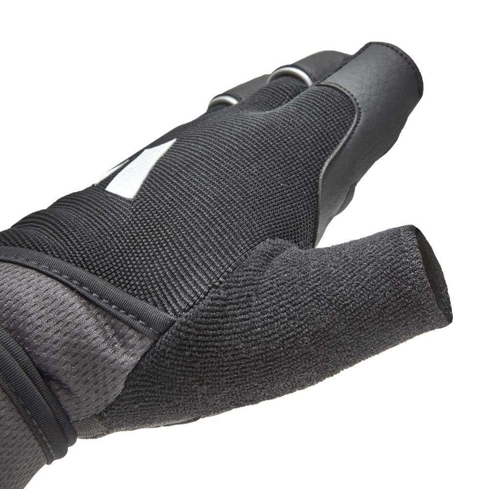 Adidas Trainingshandschuhe mit Handgelenksbandage, schwarz