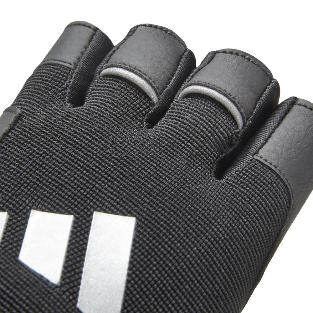 Adidas Trainingshandschuhe mit Handgelenksbandage, schwarz