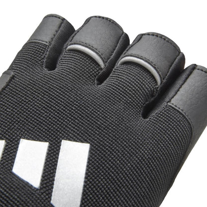 Adidas Trainingshandschuhe mit Handgelenksbandage, schwarz