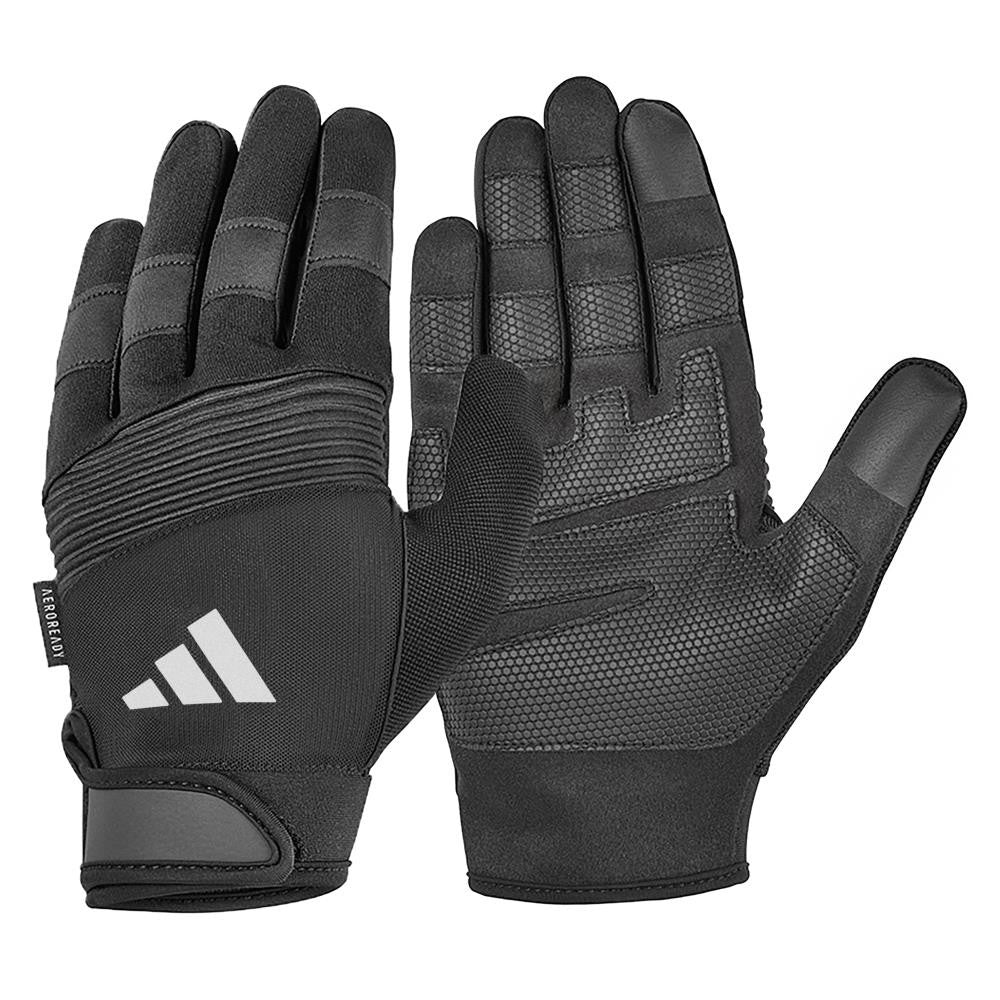 Adidas Full Finger Performance Trainingshandschuhe, grau