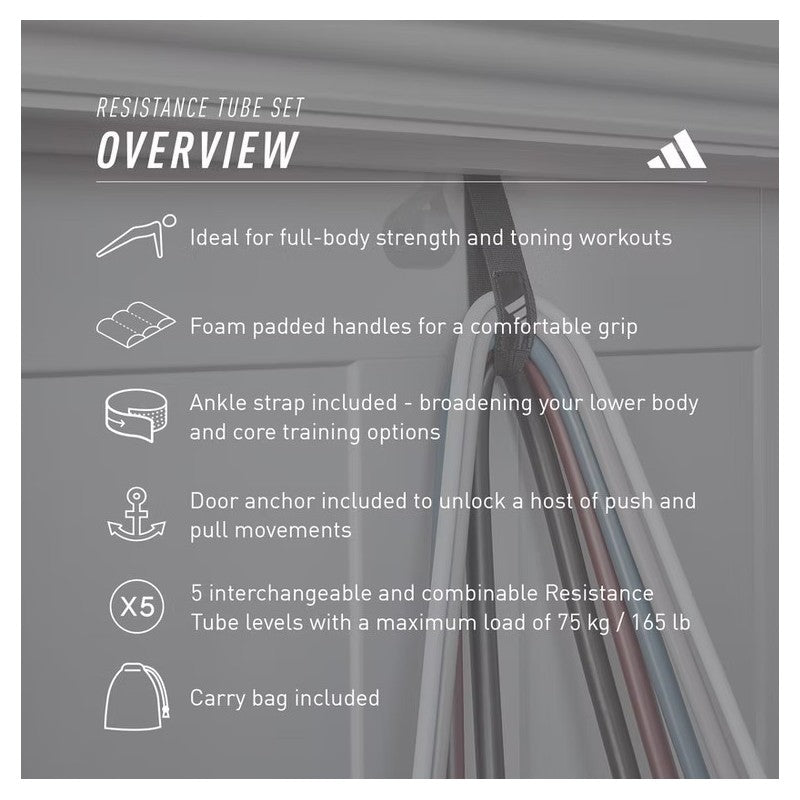 Adidas Widerstandsband Set - Resistance Tube Set