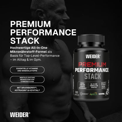 Weider Premium Performance Stack 180 Kapseln