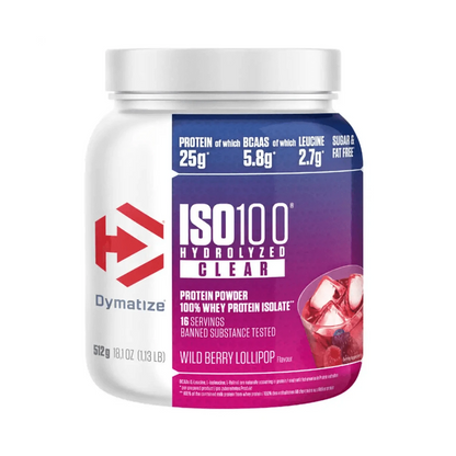 Dymatize ISO 100 Hydrolized Clear 512g Dose