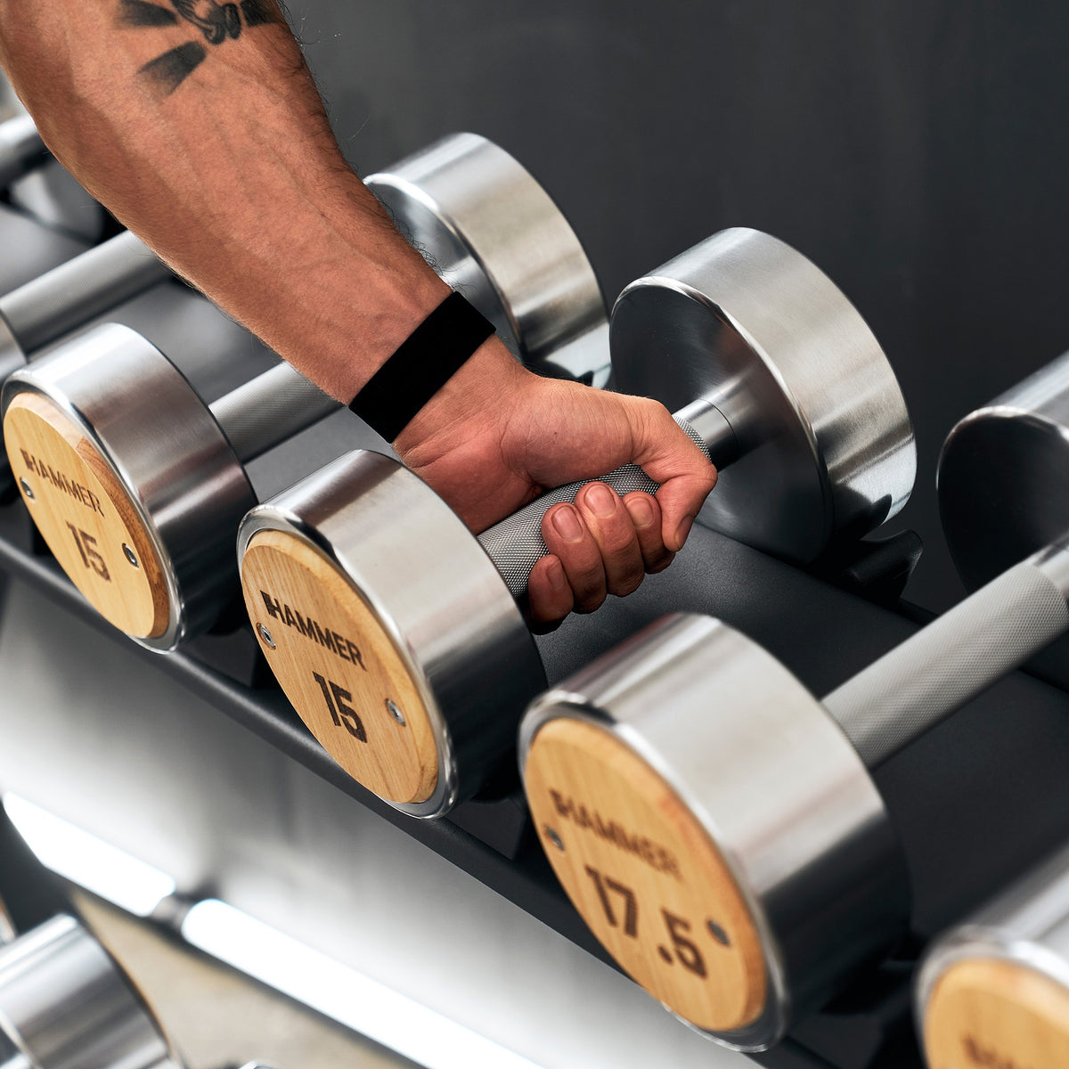 Hammer Hantelablage-Set Exclusive 12,5 - 25kg