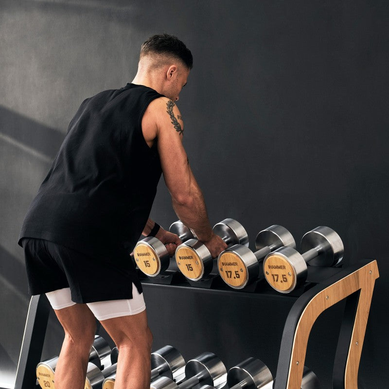 Hammer Hantelablage-Set Exclusive 12,5 - 25kg
