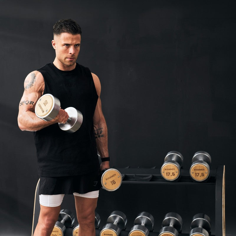 Hammer Hantelablage-Set Exclusive 12,5 - 25kg