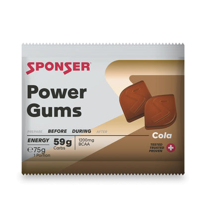 Sponser Power Gums Cola 20 x 75g Beutel