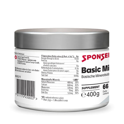 Sponser Basic Minerals 400g Dose