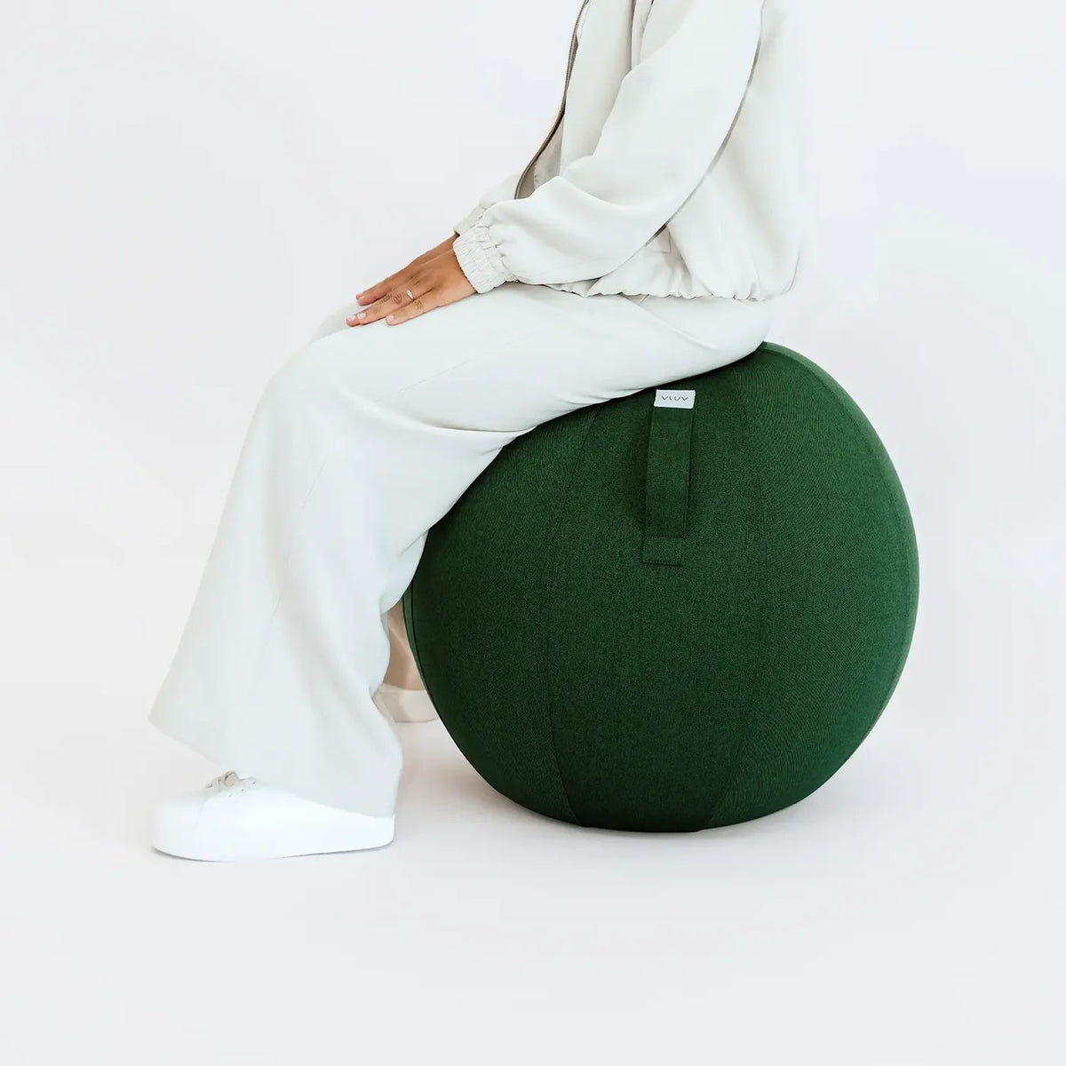 VLUV LEIV Stoff-Sitzball, Pine, 60-65cm
