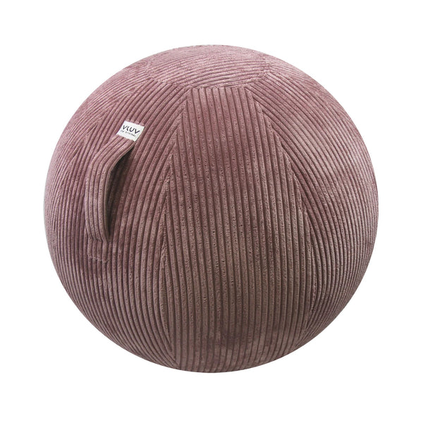VLUV VLIP Breitcord-Kinder-Sitzball, Rosewood, 50-55cm