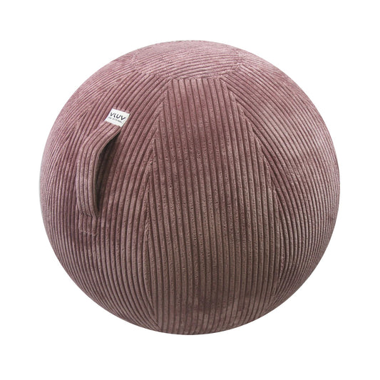 VLUV VLIP Breitcord-Sitzball, Rosewood, 60-65cm