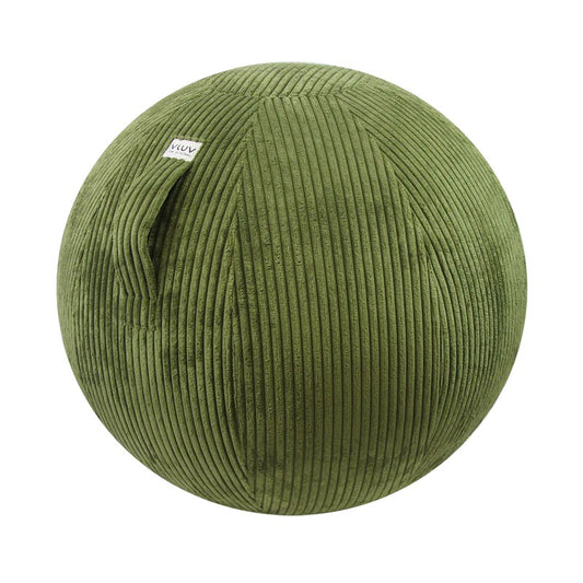 VLUV VLIP Breitcord-Sitzball, Olive, 60-65cm