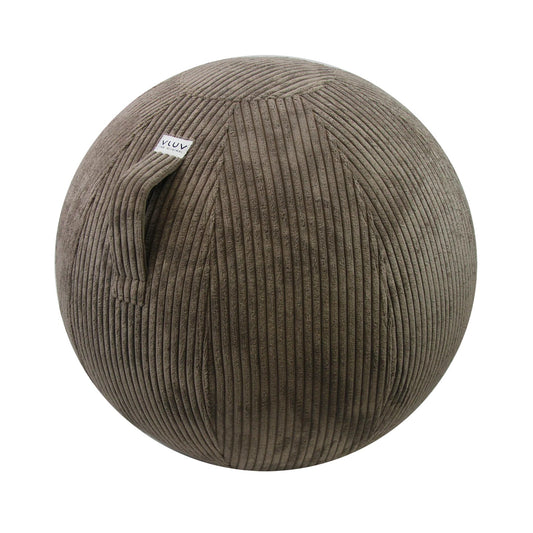 VLUV VLIP Breitcord-Sitzball, Nougat, 60-65cm