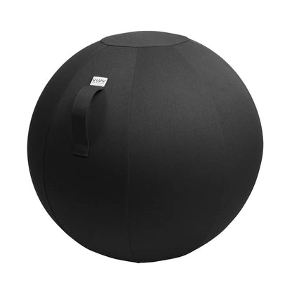 VLUV Leiv Stoff-Sitzball, schwarz, 60-65cm