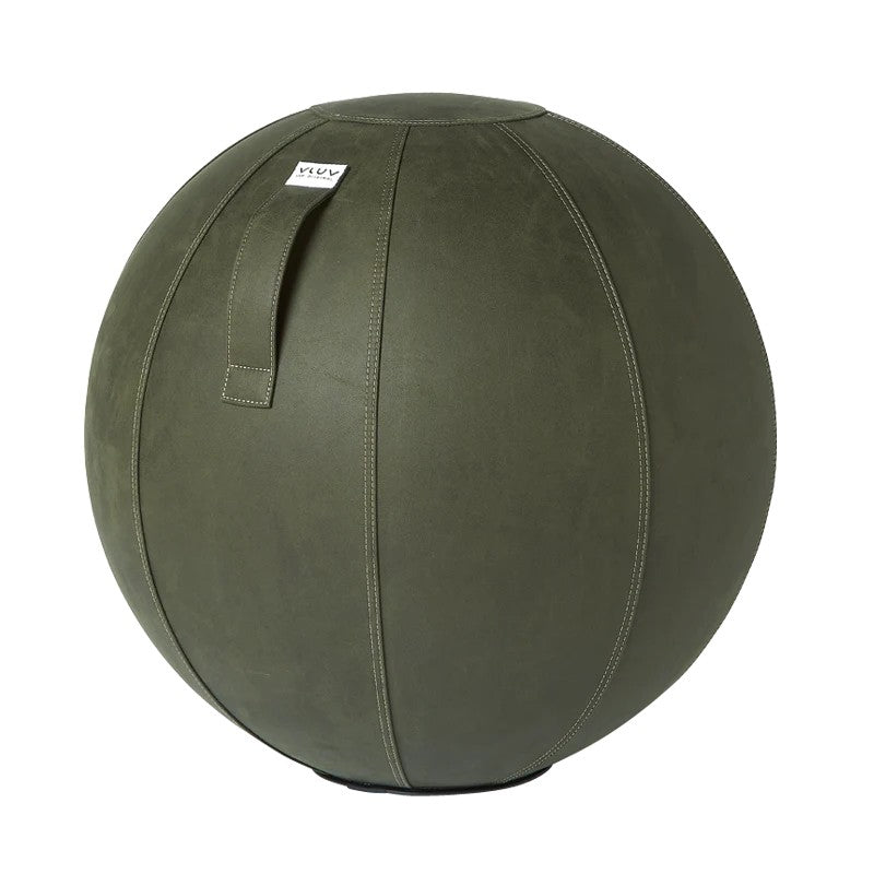 VLUV VEGA Kunstleder-Sitzball, Moss, 60-65cm