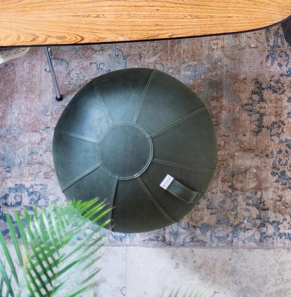 VLUV VEGA Kunstleder-Sitzball, Moss, 60-65cm
