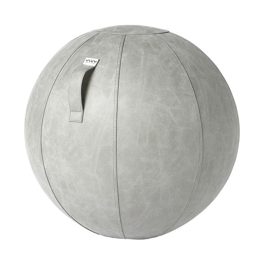 VLUV VEGA Kunstleder-Sitzball, Cement, 60-65cm