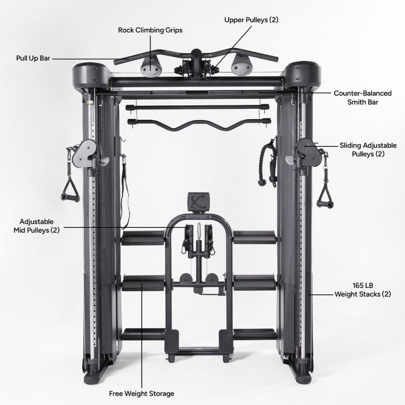 SET-ANGEBOT - Inspire FT2 PRO Smith Functional Trainer inklusive Trainingsbank und Zubehör