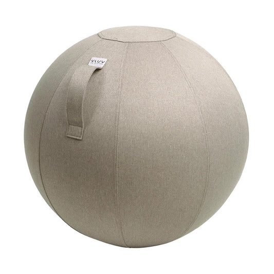 VLUV Leiv Stoff-Sitzball, stone beige, 60-65cm
