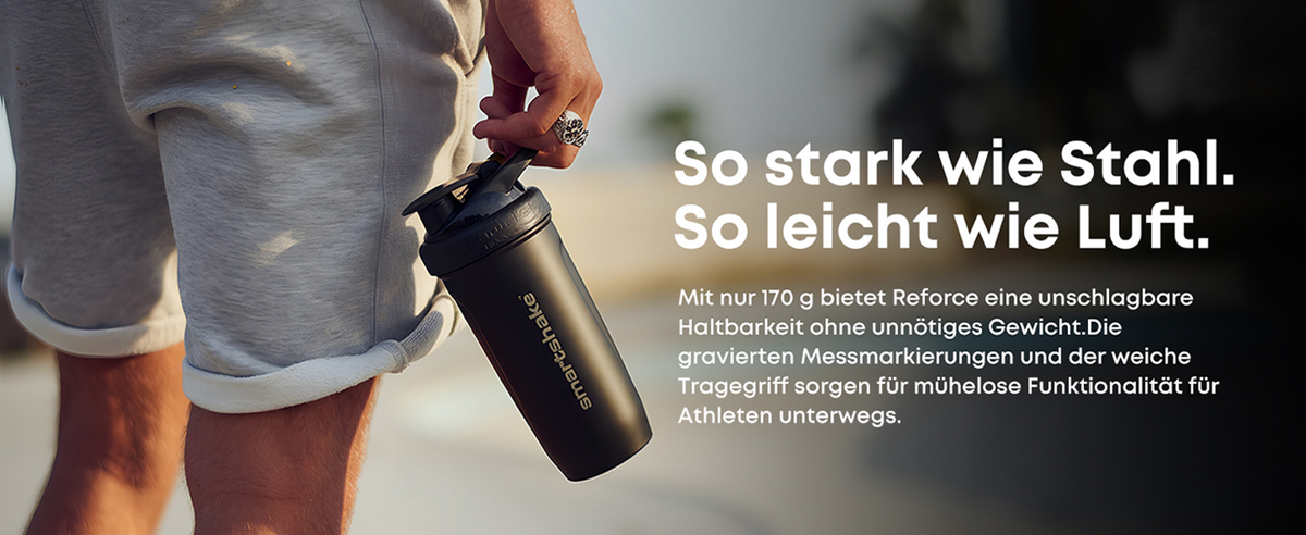 Smartshake Shaker Reforce Stainless Steel, 900ml, army grün