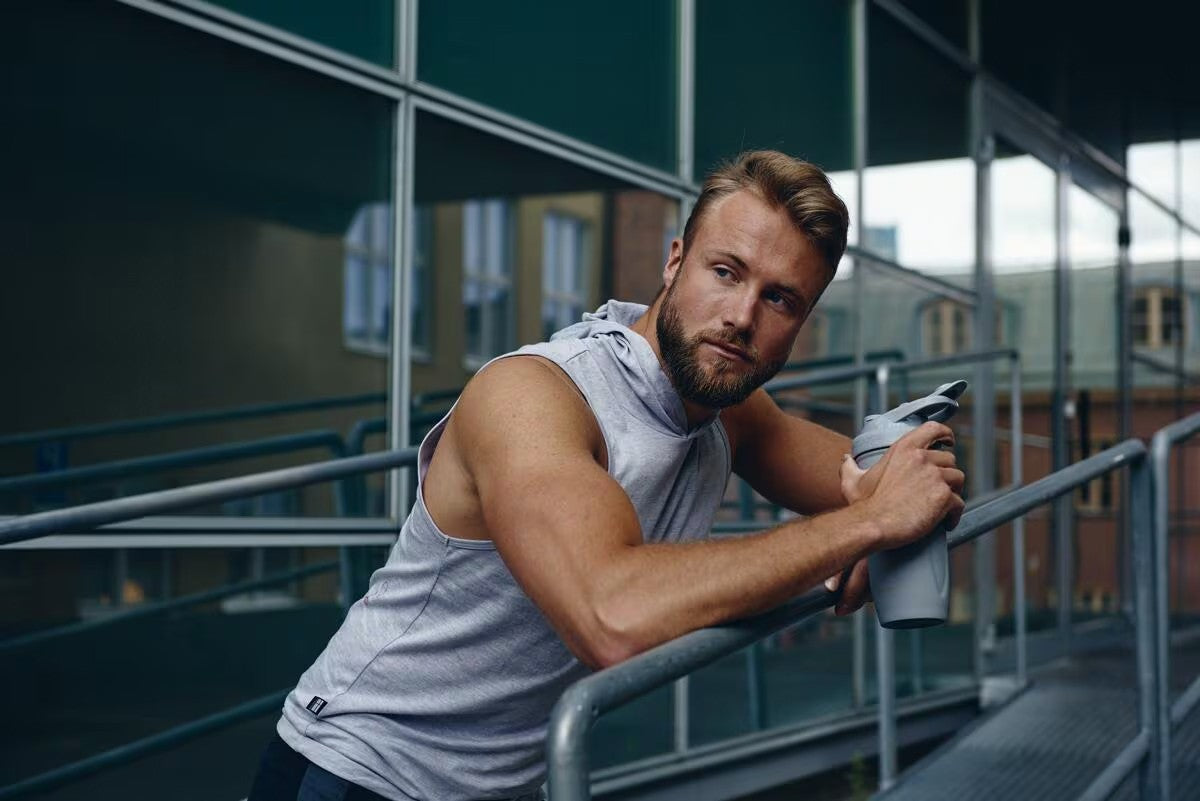 Smartshake Shaker Reforce Stainless Steel, 900ml, grau