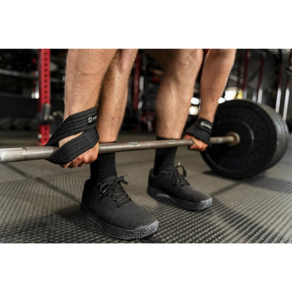 Harbinger Figure 8 Padded Lifting Straps, black