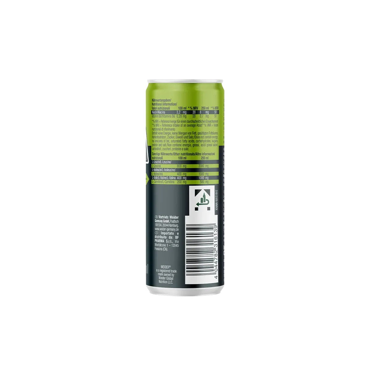 Weider BCAA Ready-to-Drink 24 x 250ml