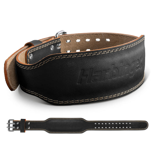 Harbinger 4” Leder Trainingsgürtelgürtel gepolstert
