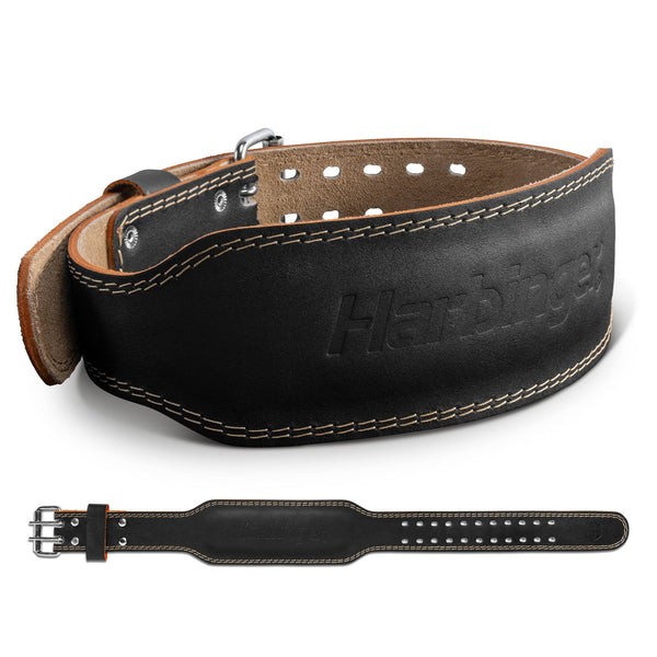 Harbinger 4” Leder Trainingsgürtelgürtel gepolstert